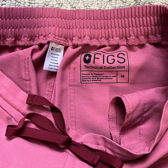 Figs Women's Pink Pants - Picture 3 of 3